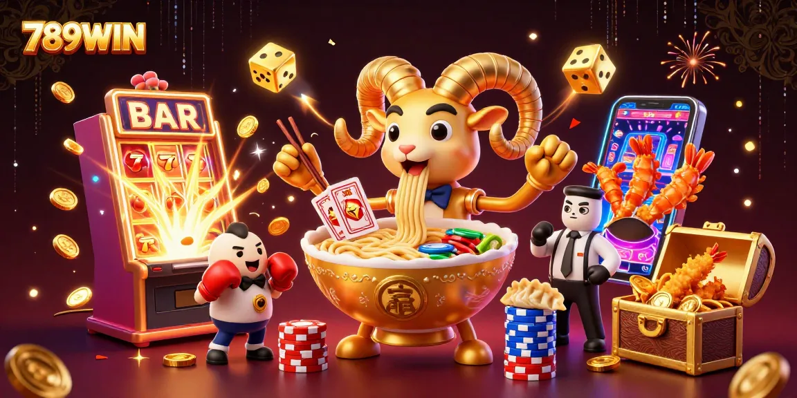Experience the thrill of 789WIN's vibrant casino scene with dynamic characters and stunning 3D graphics.