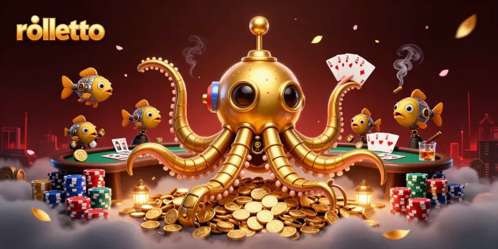 Engage with rolletto for a dynamic casino experience featuring themed elements and vibrant characters.