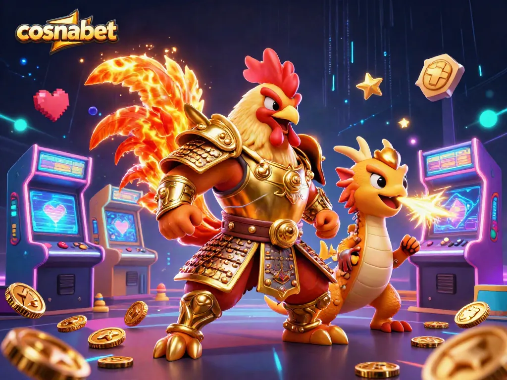 Experience vibrant gaming thrills at cosmobet with colorful interactions and energetic characters.